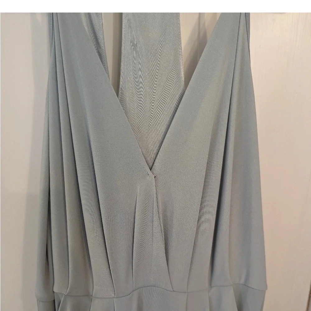 BCBgG silver/gray faux wrap dress sz s - Picture 3 of 4